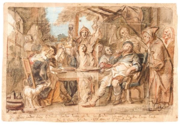 A Merry Company (An Allegory Of Integrity)