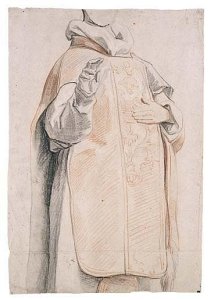 Study Of A Figure In Priest's Robes