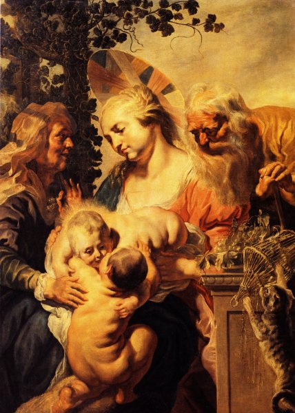 Holy Family with Elizabeth and Child John the Baptist